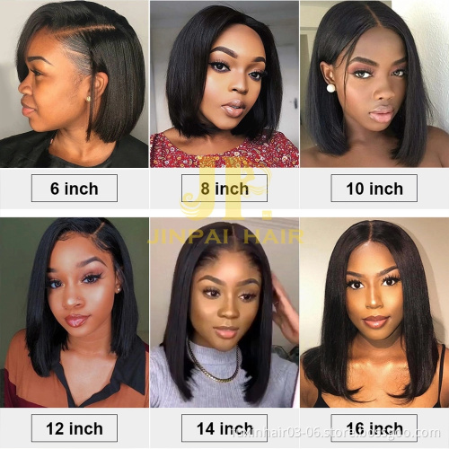 Remy Human hair 360 full lace wigs body wave best short wig natural color
